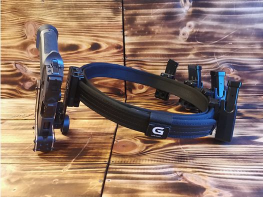 Conjunto de cinturón Ghost Hydra con 4 x cargadores IPSC CZ Shadow 2 TS2 Glock SigSauer X Beretta Tanfoglio