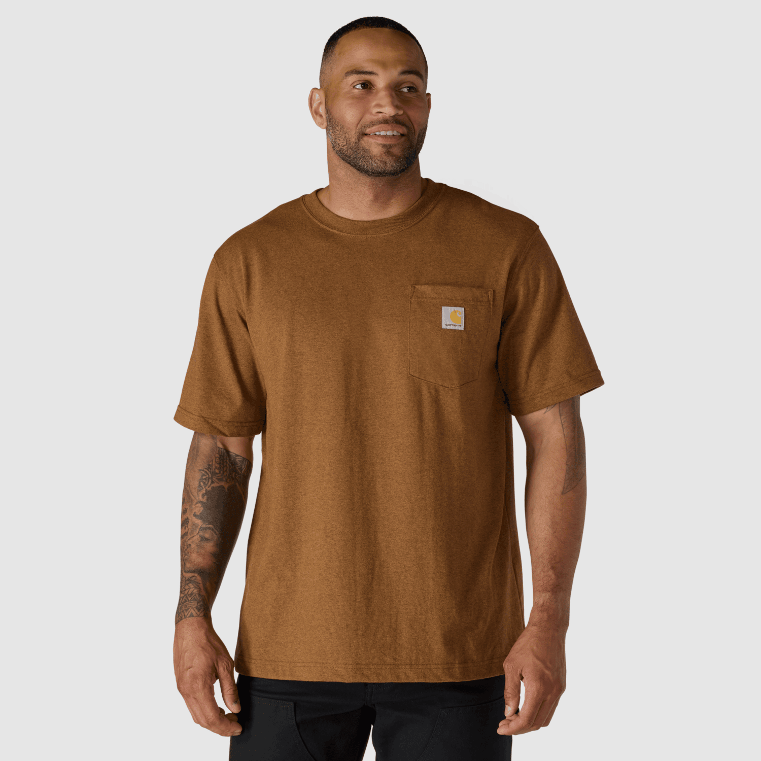 Carhartt Dearborn Relaxed Pocket T-Shirt Men Carhartt Brown XL