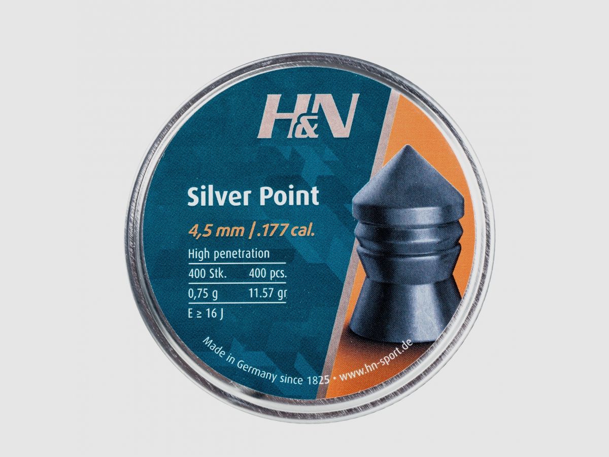 H&N Silver Point Diabolo-Kugeln 4,5/400