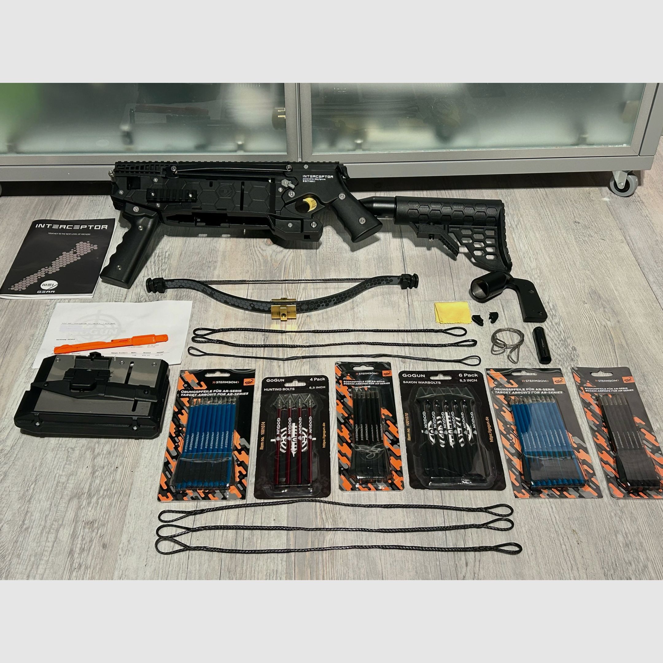 Mey Interceptor avec beaucoup d'accessoires ou sans.