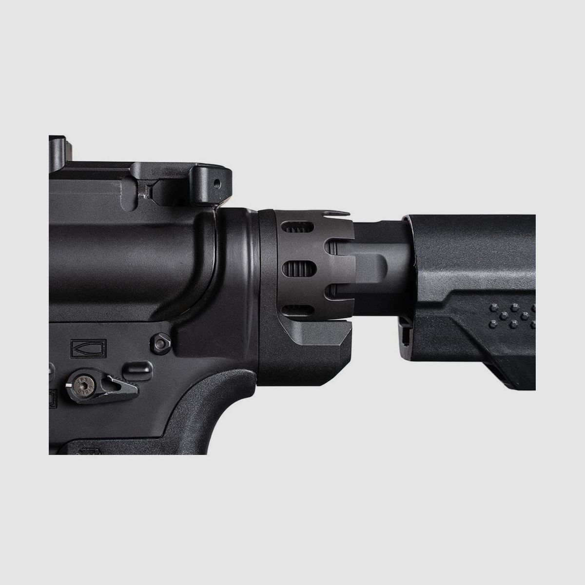 Strike Industries – End plate with QD port and nut – SI-AR-ECN&EEP-BK, image 6 of 6