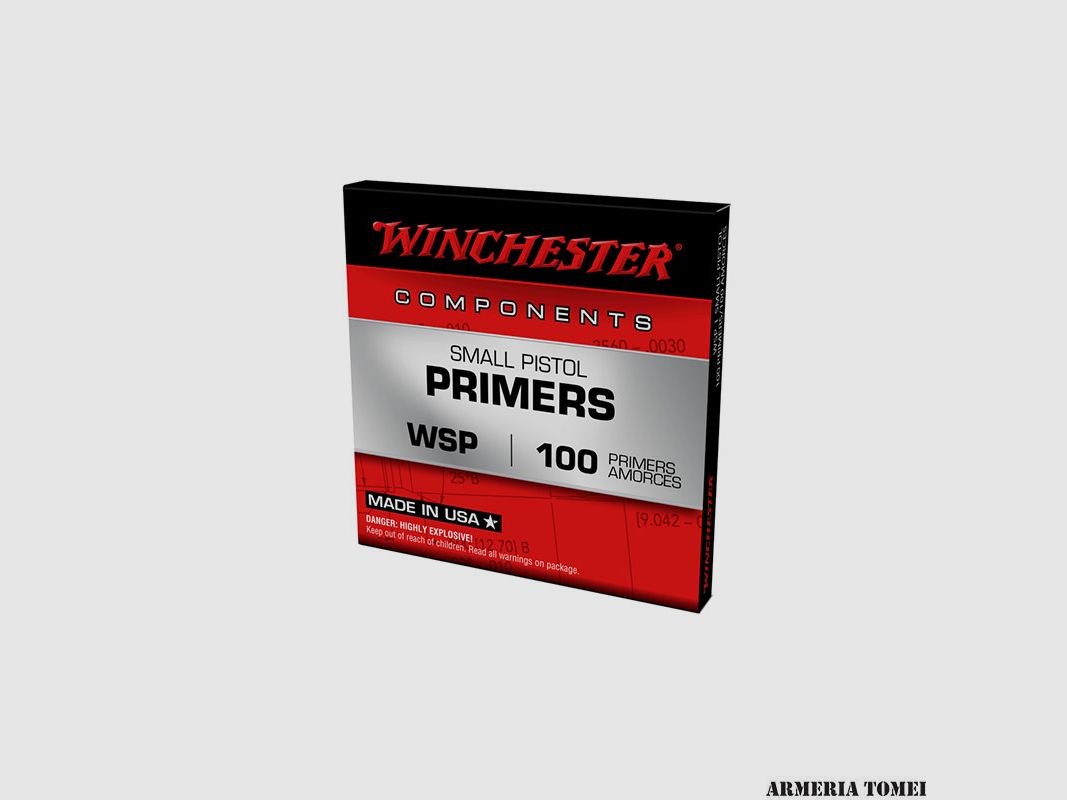 WINCHESTER – ZÜNDHÜTCHEN – SMALL PISTOL PRIMERS WSP, Bild 1 von 2