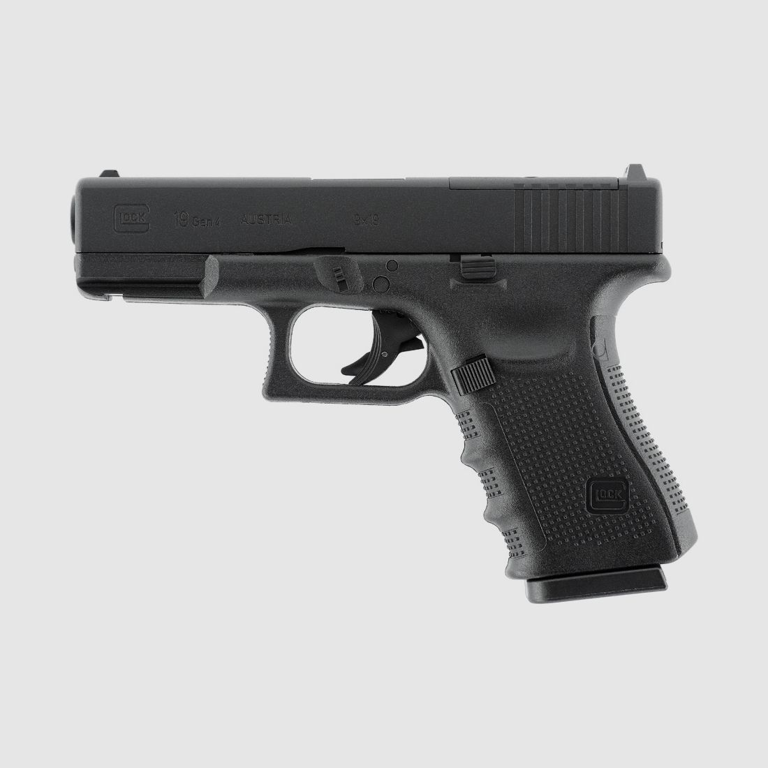 Glock 19 Gen4 MOS BLK CO2 Pistole Kaliber 4,5mm BB