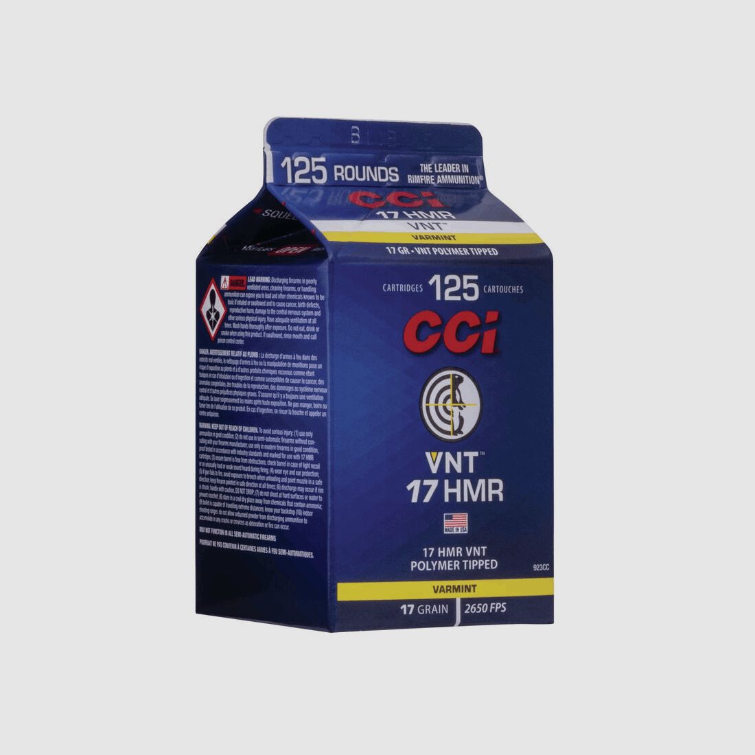 CCI .17HMR VNT 1.1 grams / 17 grains 125 pcs