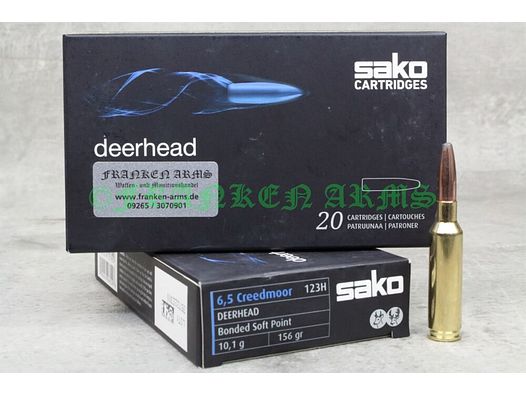 Sako	 Deerhead 6,5 Creedmoor 156gr. 10,1g 20 Stück