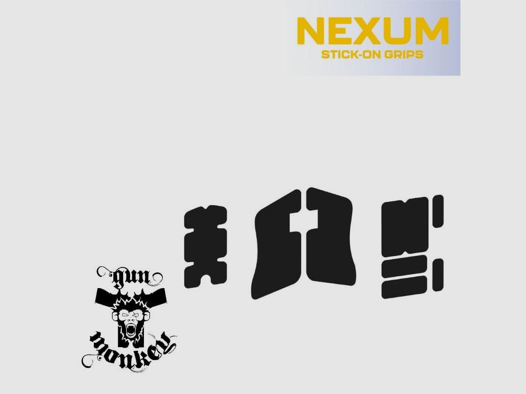 Poignée antidérapante Nexum Pistol Grip pour Glock G26 (27/28/33/39), noire (NP0G26KK), image 1 sur 2