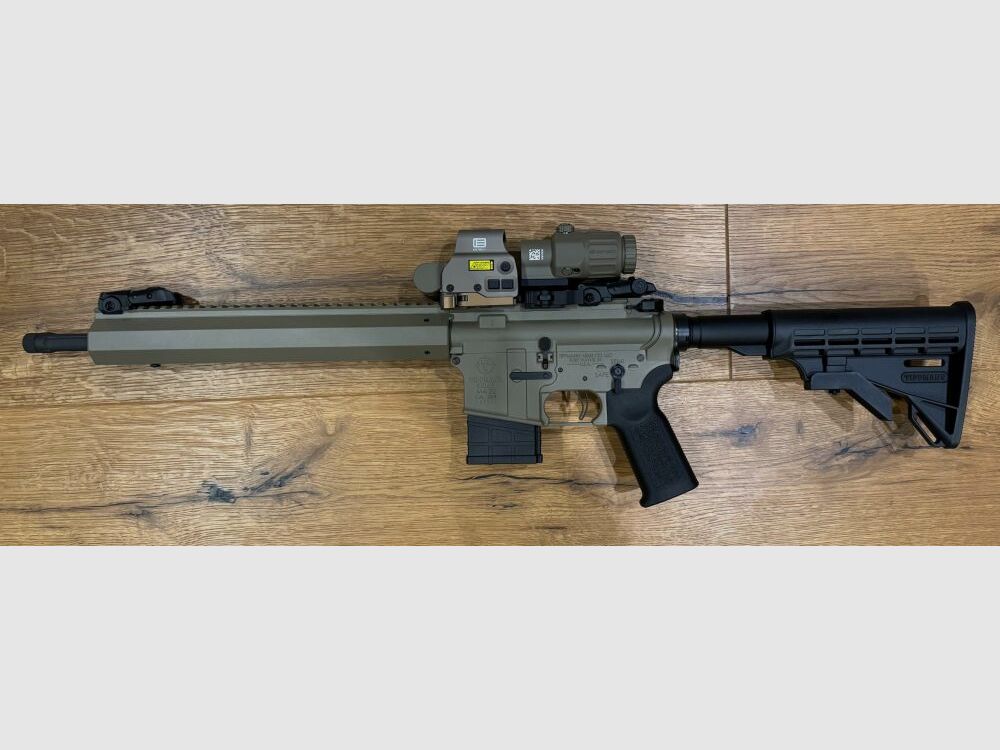 Tippmann M4-22 Elite GS Eagle FDE mit EOTECH EXPS3 -0 tan + G33 tan KSK-Spezial HHS VIII