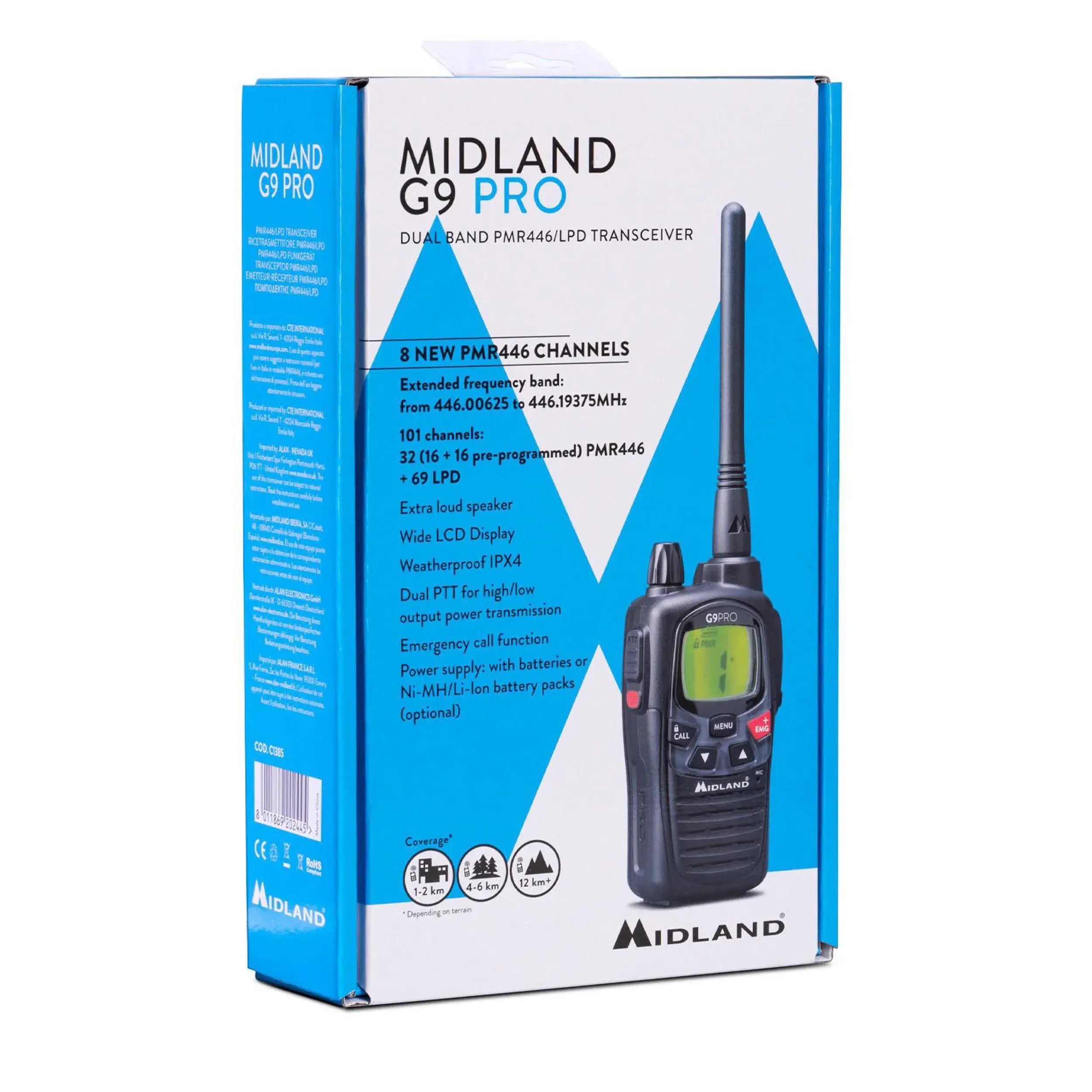 Talkie Walkie Midland G9 Pro mit Ohrhörer, Bild 6 von 8