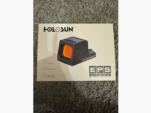 Holosun EPS-CARRY-RD-MRS geschlossenes Reflexvisier 2MOA/32MOA Rotpunkt, Aluminium, schwarz, Jagd,…