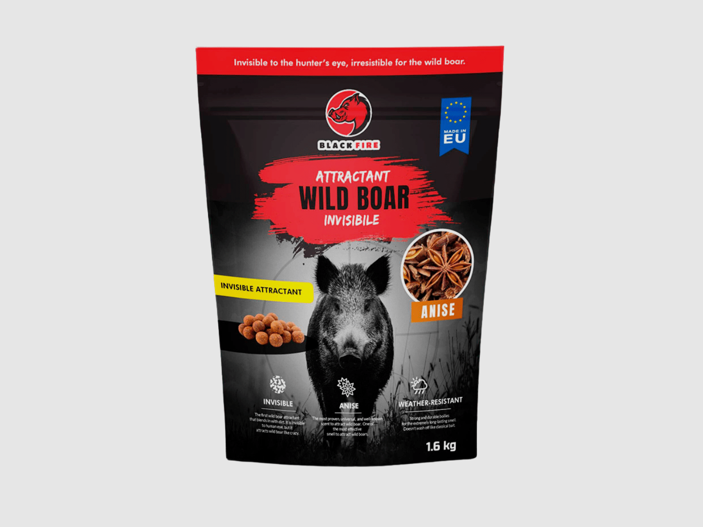Bolsa de aroma 1,5 kg Invisible Black Fire, imagen 4 de 4