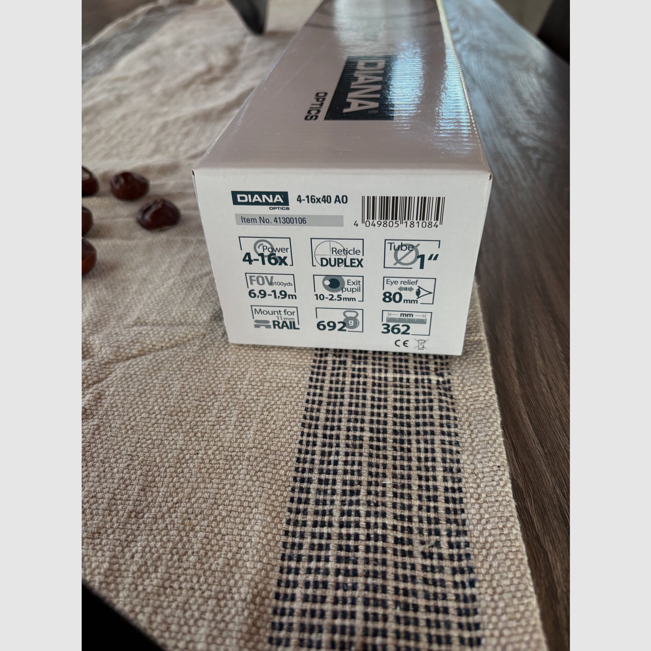 Kadzidło H97 z celownikiem Diana 4-16x40