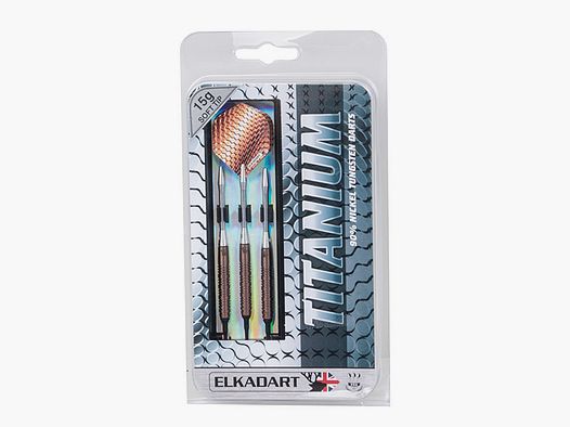 Dartpfeil Elkadart Titanium Softdarts 15 g 3 StĂĽck