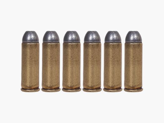 6-delige set Colt decoratieve ballen 45 kaliber