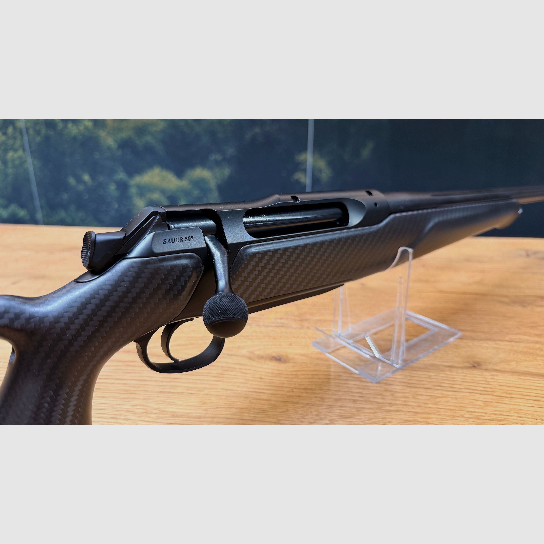 Sauer 505 XTC Black / 8,5x55 Blaser / 47cm canna / filettatura / senza mirino / pacchetto Highland