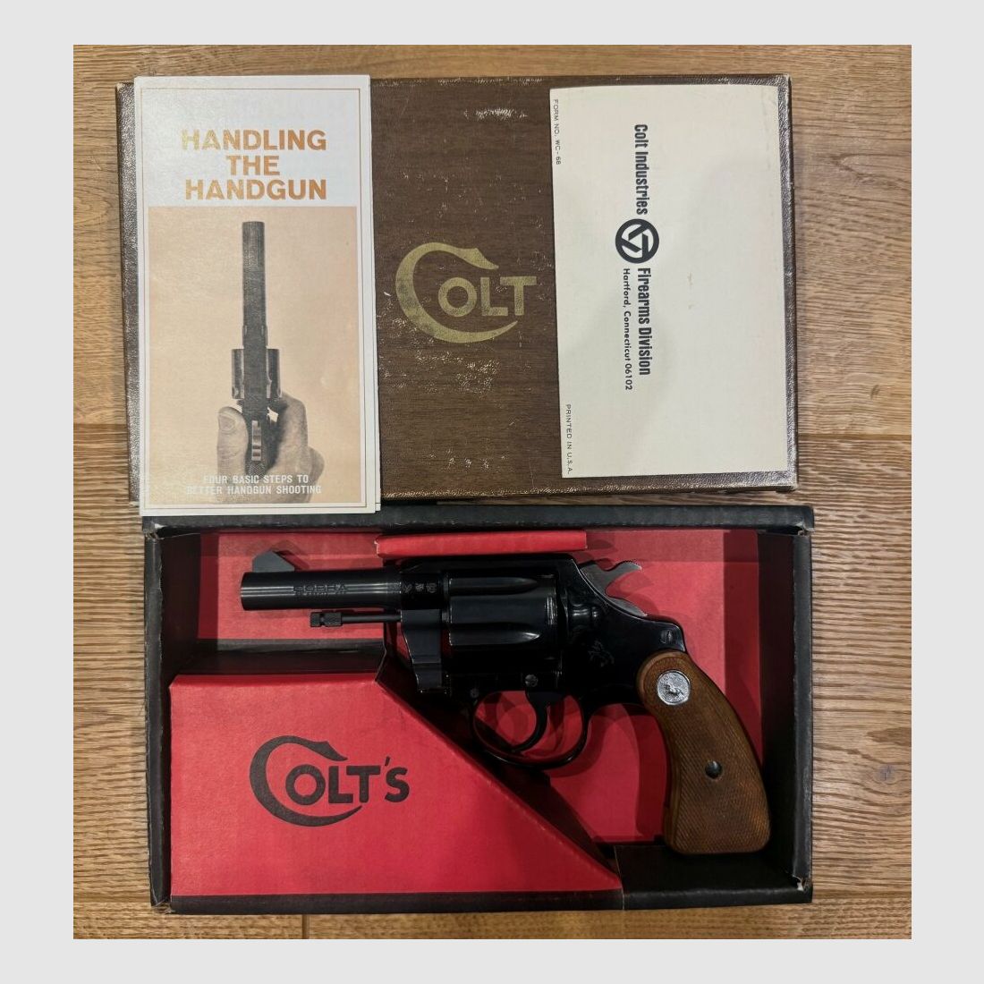 Colt Cobra – 3 pouces – .38 Special – Année de fabrication 1973 – jamais tiré dans sa boîte d'origine, image 4 sur 4