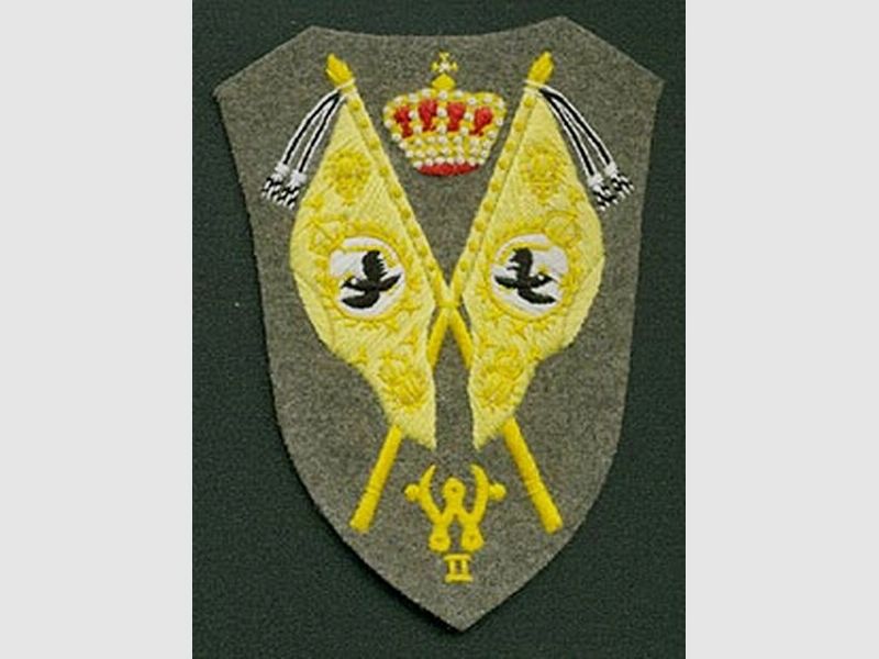 Kaiserliches Fahnenträger-Abzeichen Feldgrau Repro !!!