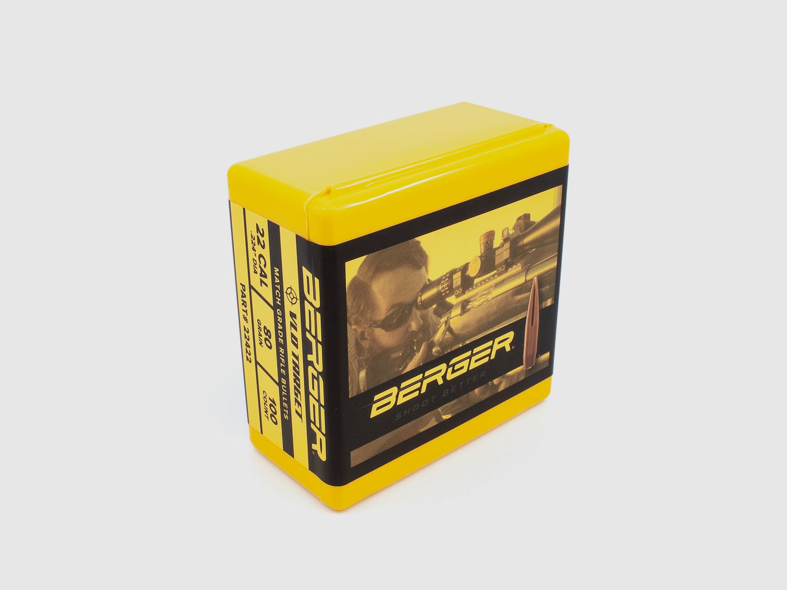 Berger Geschoss .22 VLD Target 80GR 100 Stück, Bild 9 von 11