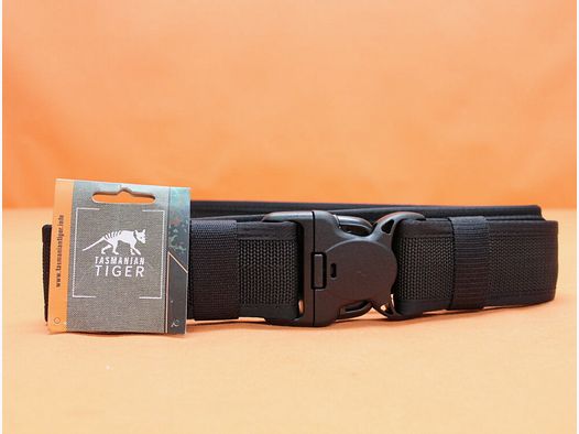 Tasmanian Tiger TT Equipment Belt outer 040 black (7746.040): 50mm Koppel mit Hakenklett-Innenseite Größe XXL