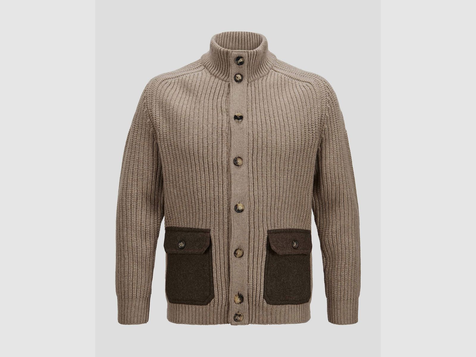 Habsburg Strickjacke Aurelio in Beige, Bild 1 von 2