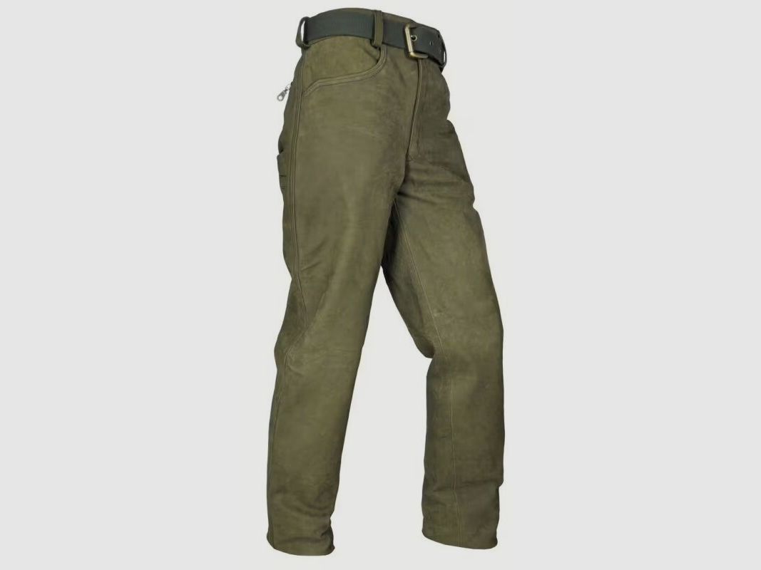 Hubertus Damen Jagdhose Leder Schmalreh