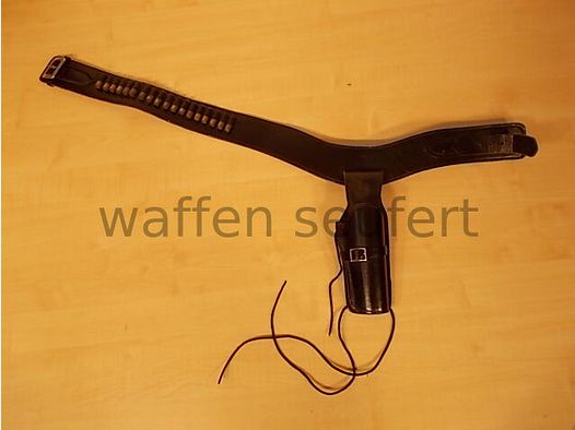 Cintura Western Bucheimer + Fondina per revolver western da 6"