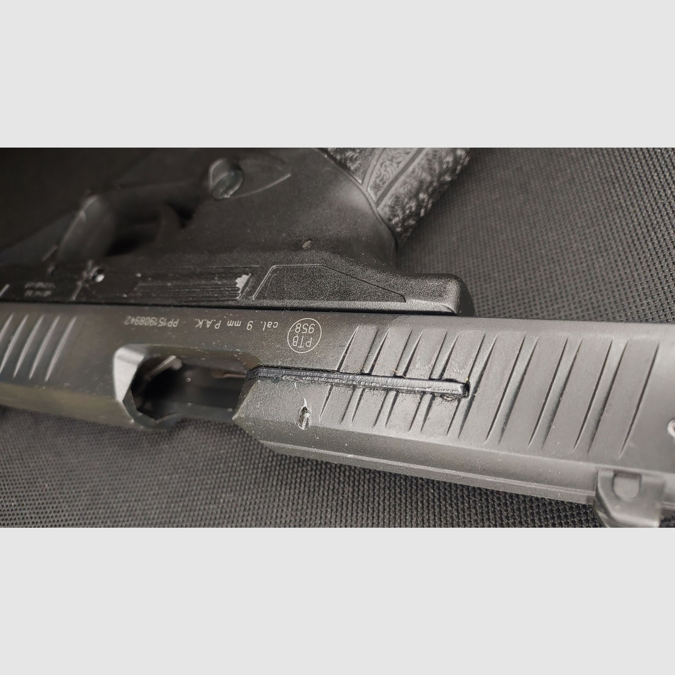 Walther PPQ M2 Navy Kit Schreckschuss Pistole 9mm P.A.K. schwarz (PTB 958) - mit Schalldämpfer