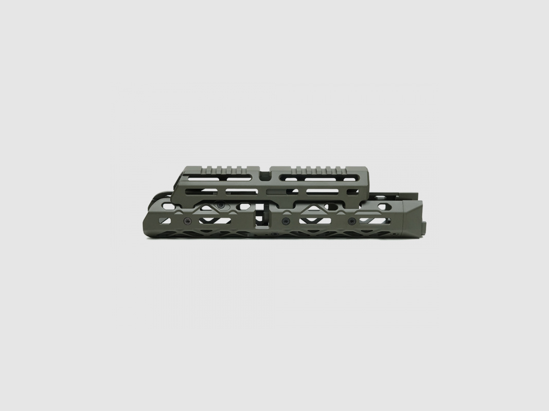 KPYK Medium AK M-LOK Handschutz mit langem Gasrohrcover CRC 1U020B OD Green