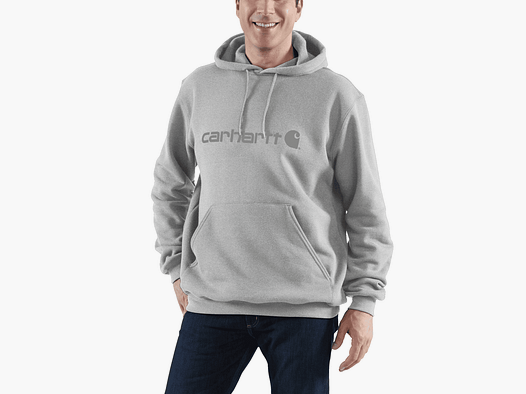 Carhartt Marquette Logo Sweatshirt Men Heather Gray/Gray XL