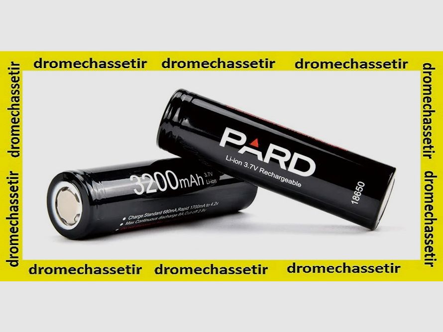 Batterie18650 rechargeable lithium 3,7 volts 3200 mAh PARD