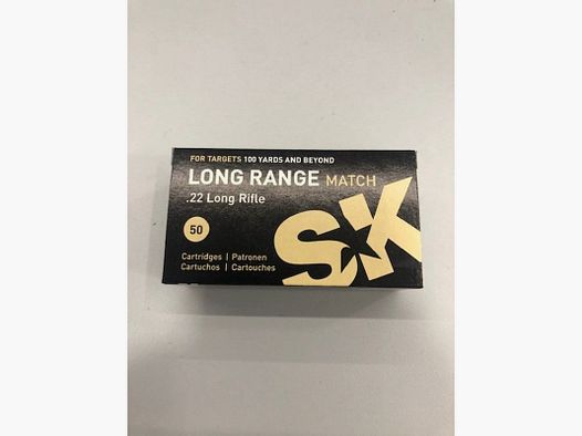 SK CARTUCHOS 22 LR LONG RANGE MATCH