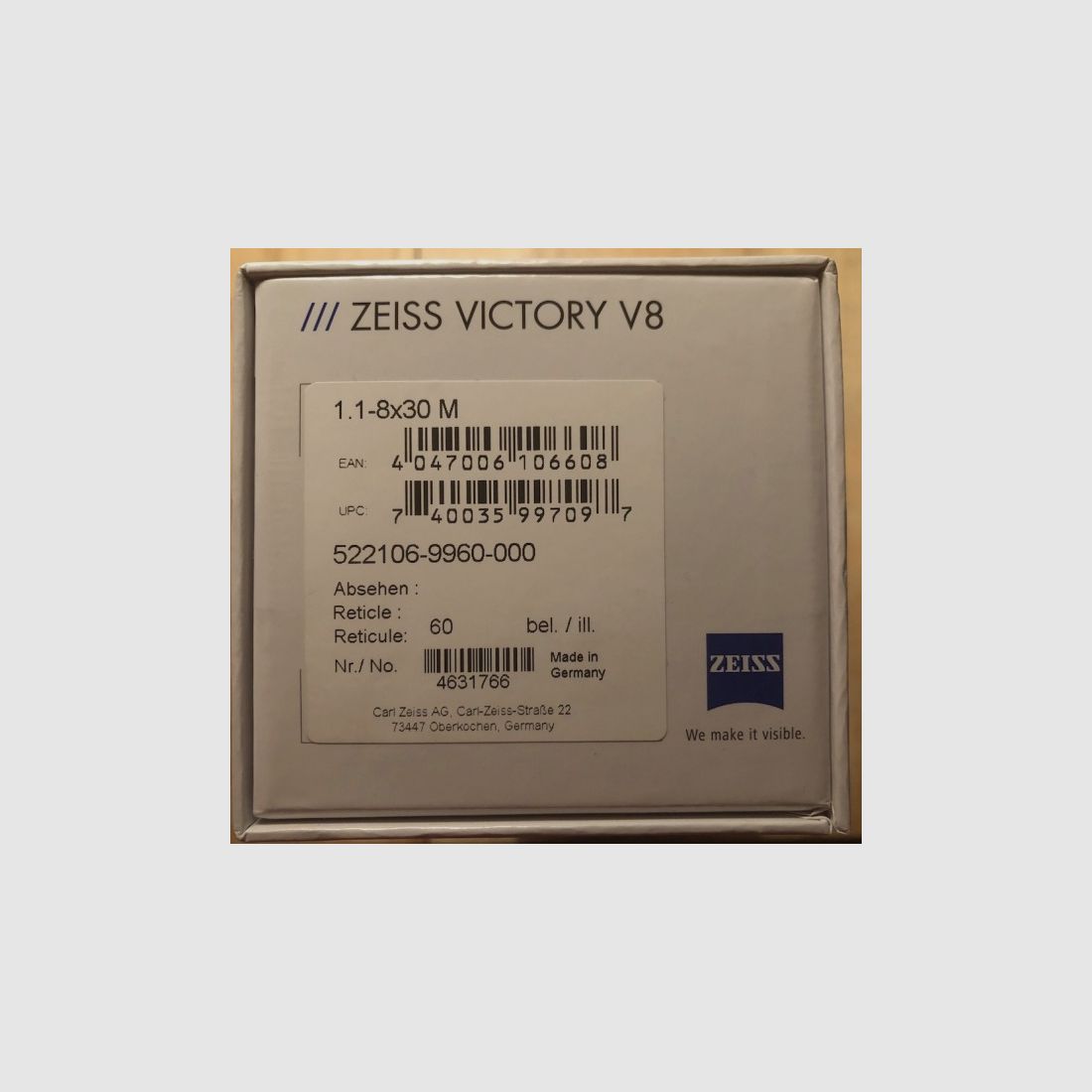 Zeiss Victory V8 1.1-8x30