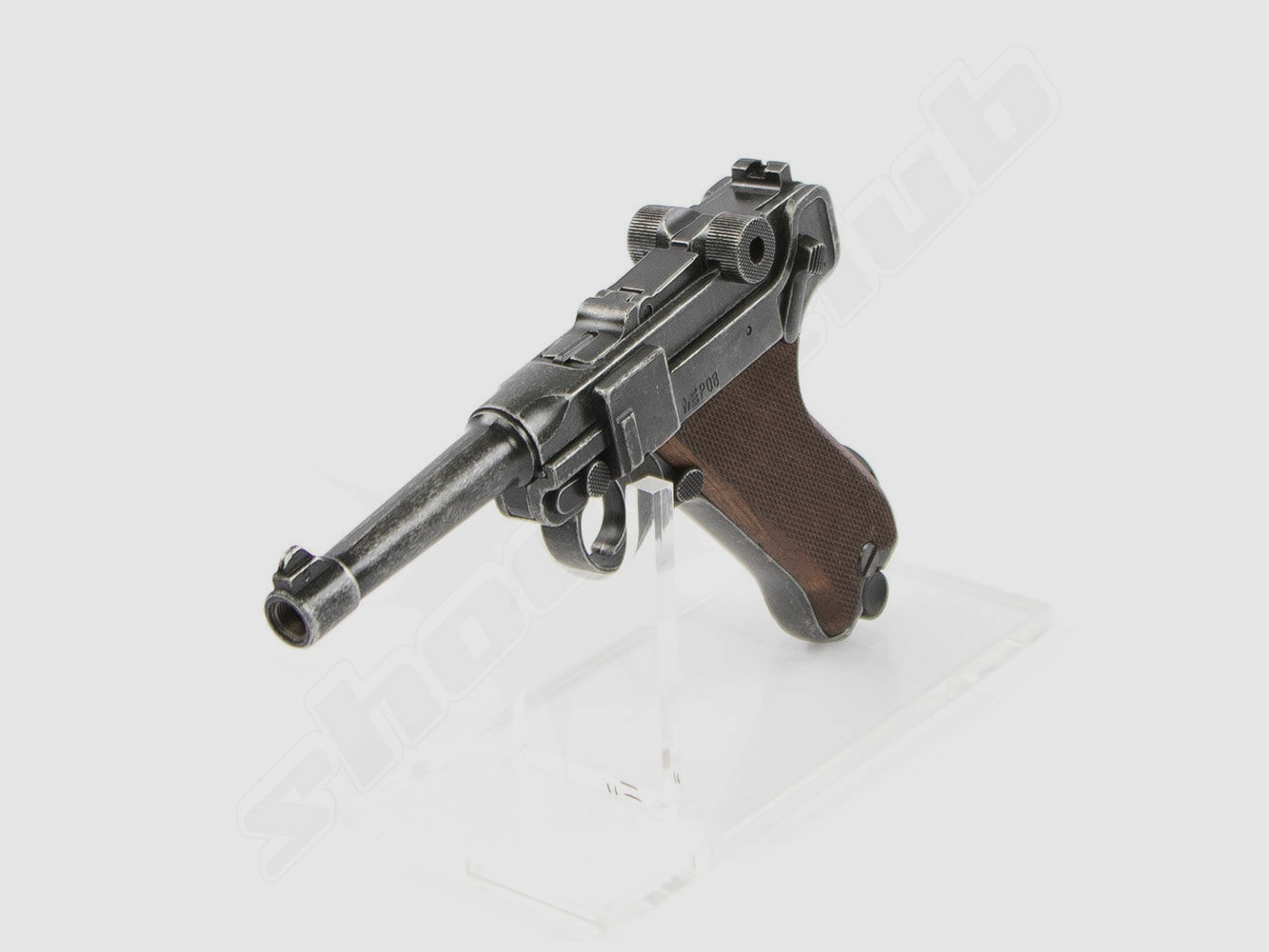 Cuno Melcher Luger ME P08 Aspect Antique Pistolet à Blanc 9mm