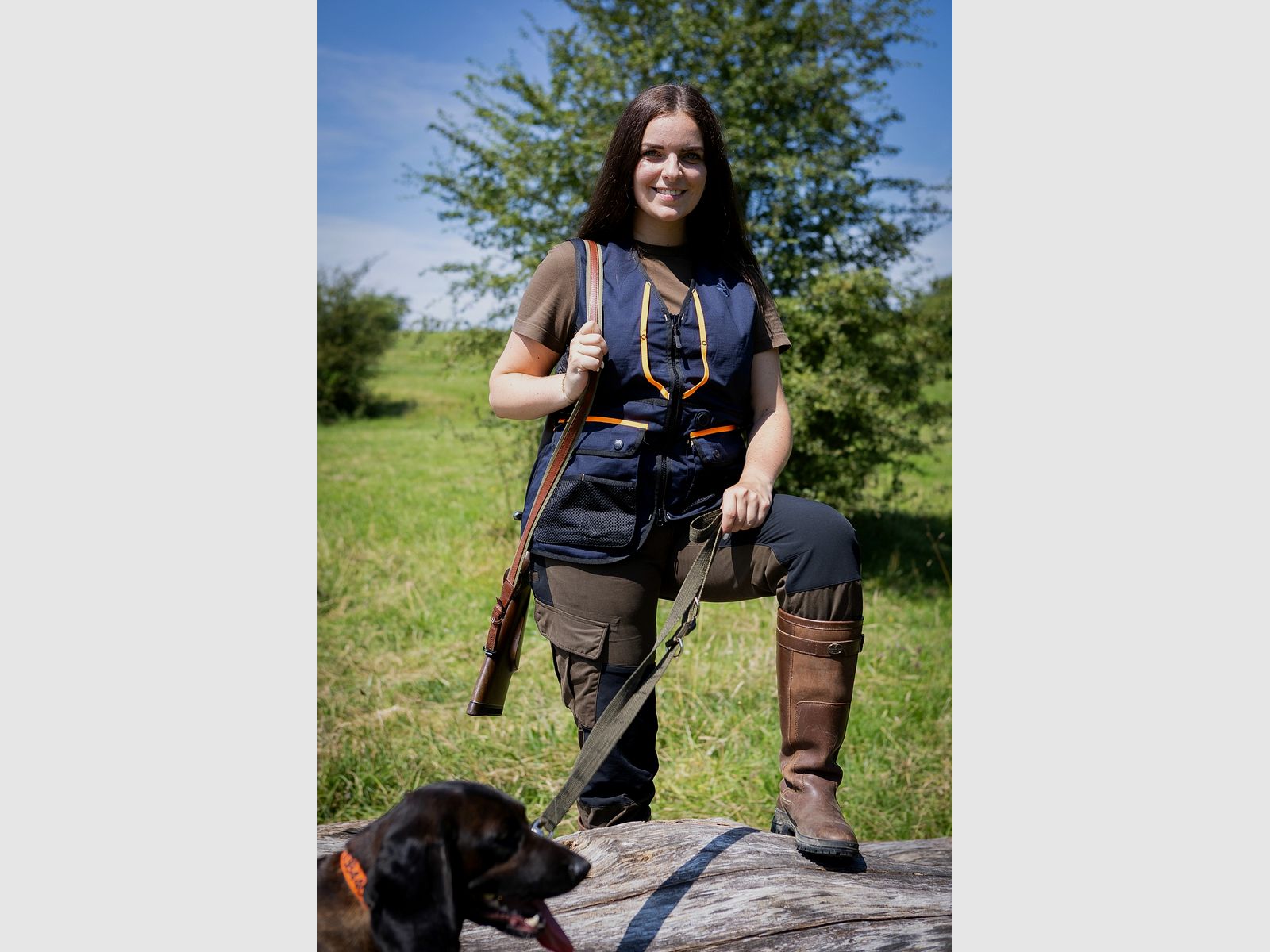 Shooterking I-Heat bodywarmer d’entraînement pour chiens Navy femme (poches chauffantes), image 3 sur 9