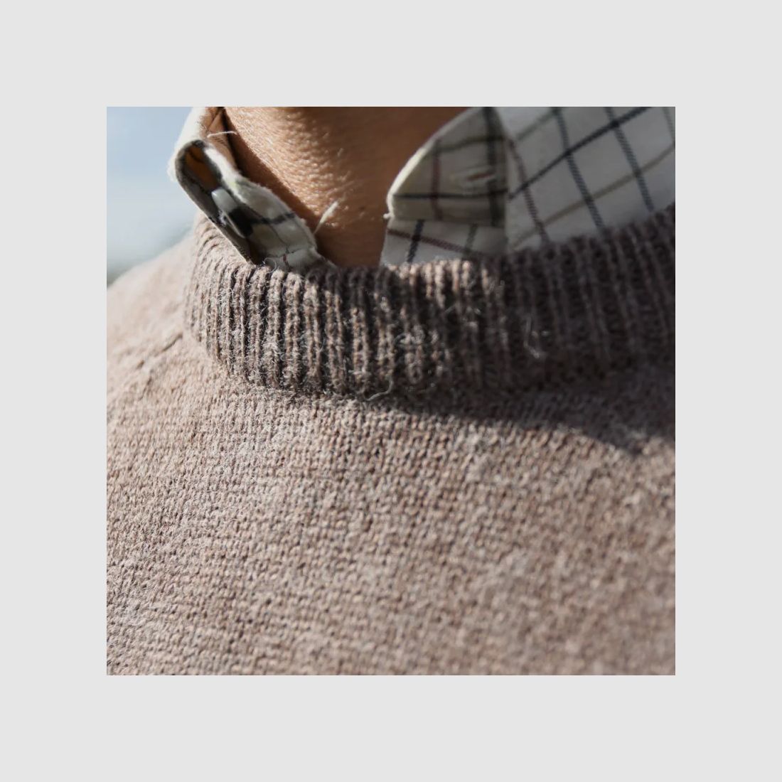 Pull Roanne Rundhals braun, Bild 9 von 11
