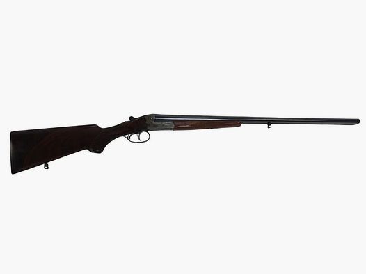 gebruikte MERKEL zij-aan-zij shotgun met dubbele trekker en ejector, staat: goed