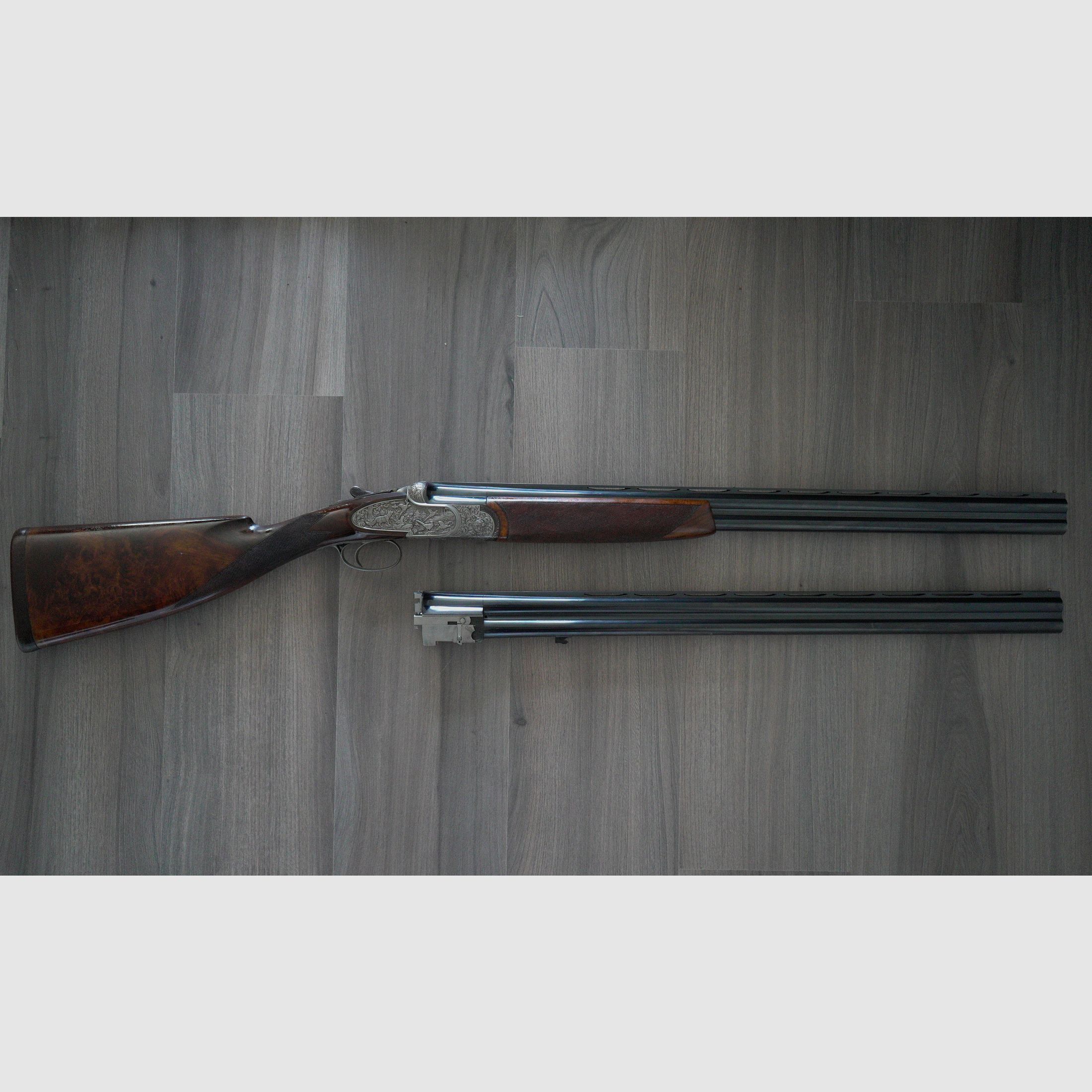 Exklusive Gamba "Super Jagd Mod. 67" – Konrad Wirnhier Sondermodell – Kaliber 12/70