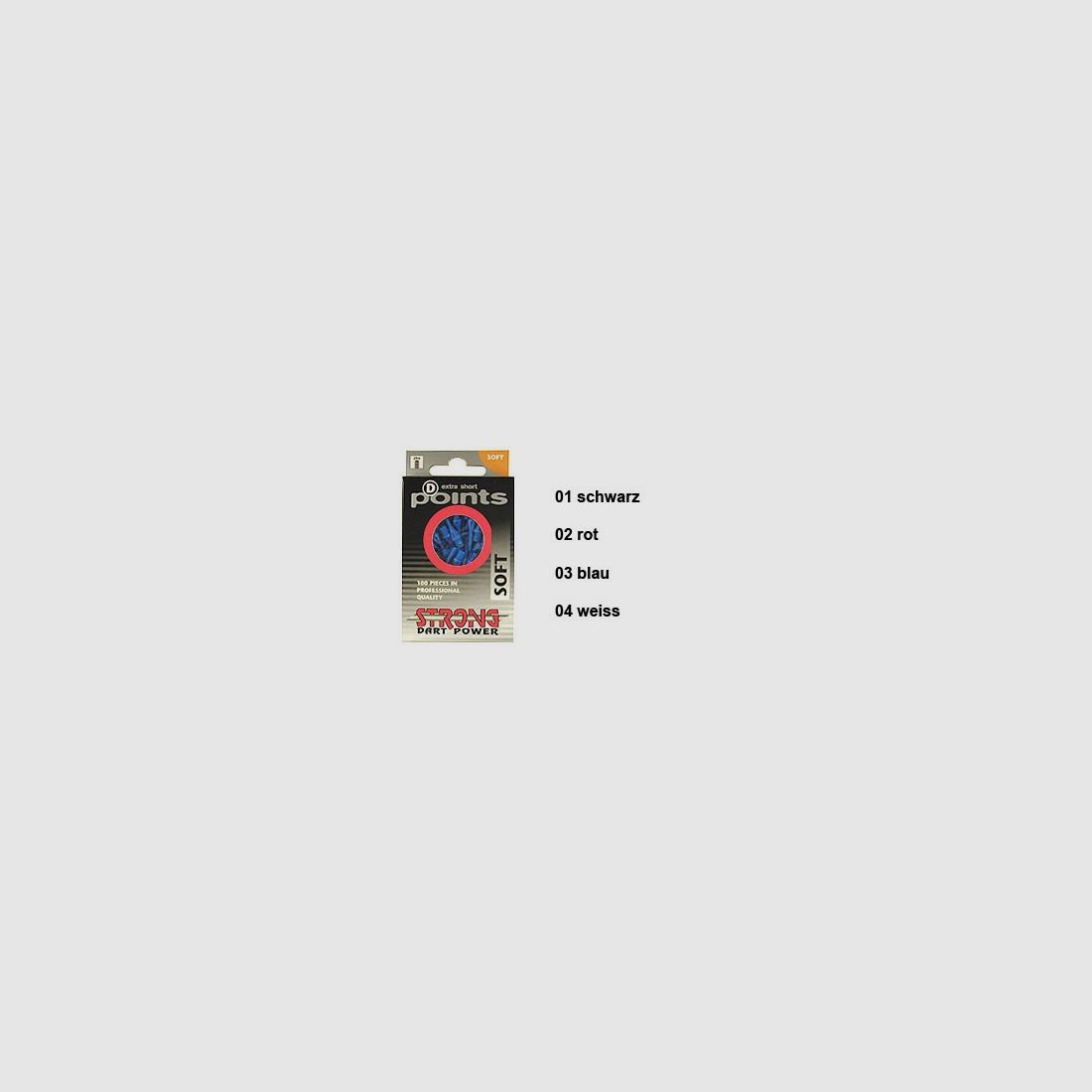 Dartpoint Strong D-Points black 100er Dart & Accessories