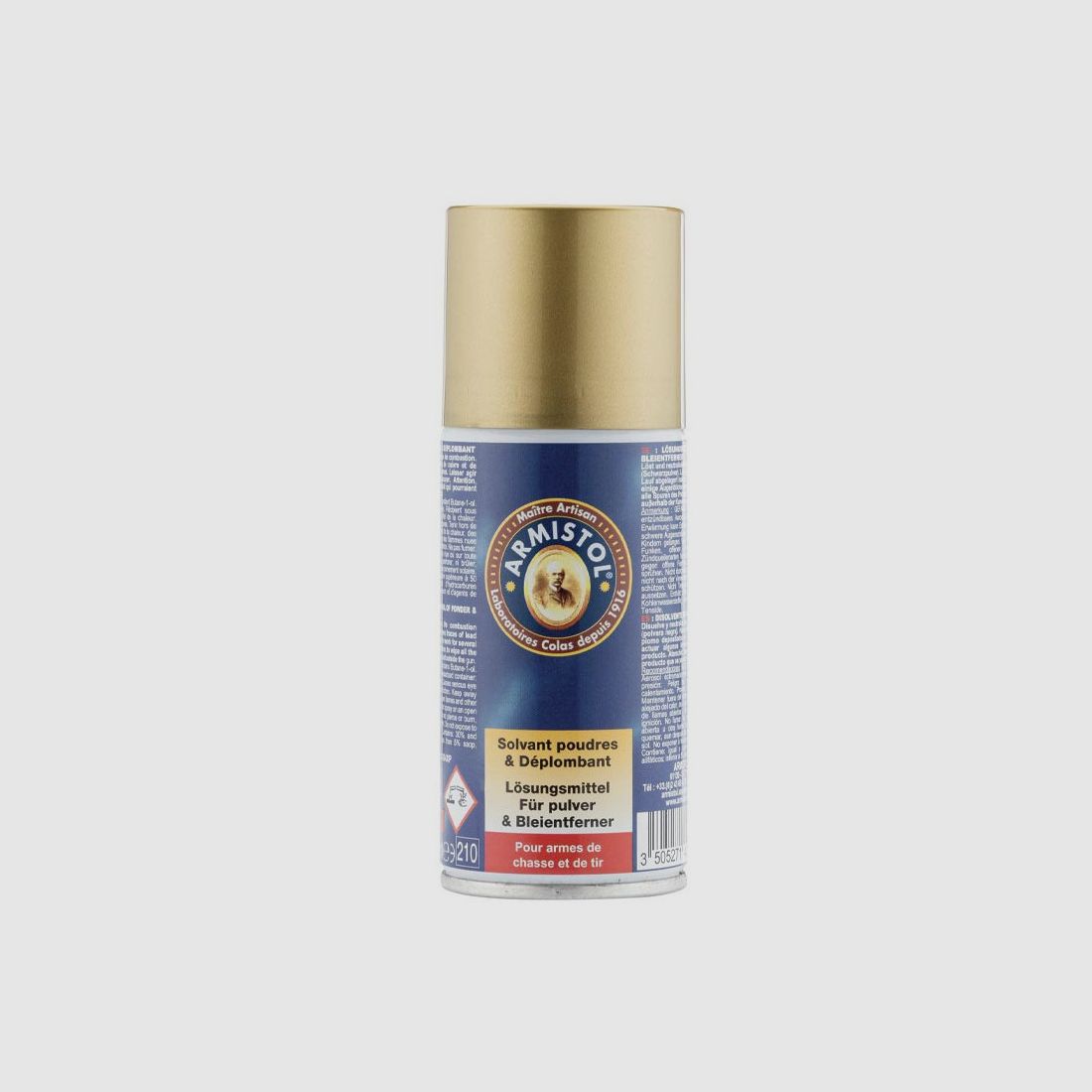 Armistol oplosmiddel aerosol en ontloden