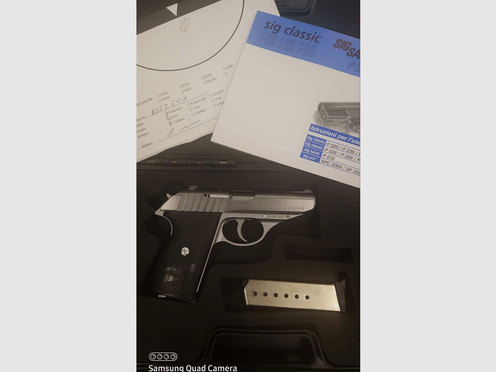 SIG SAUER P232 Kaliber 9 kurz, Bild 1 von 4