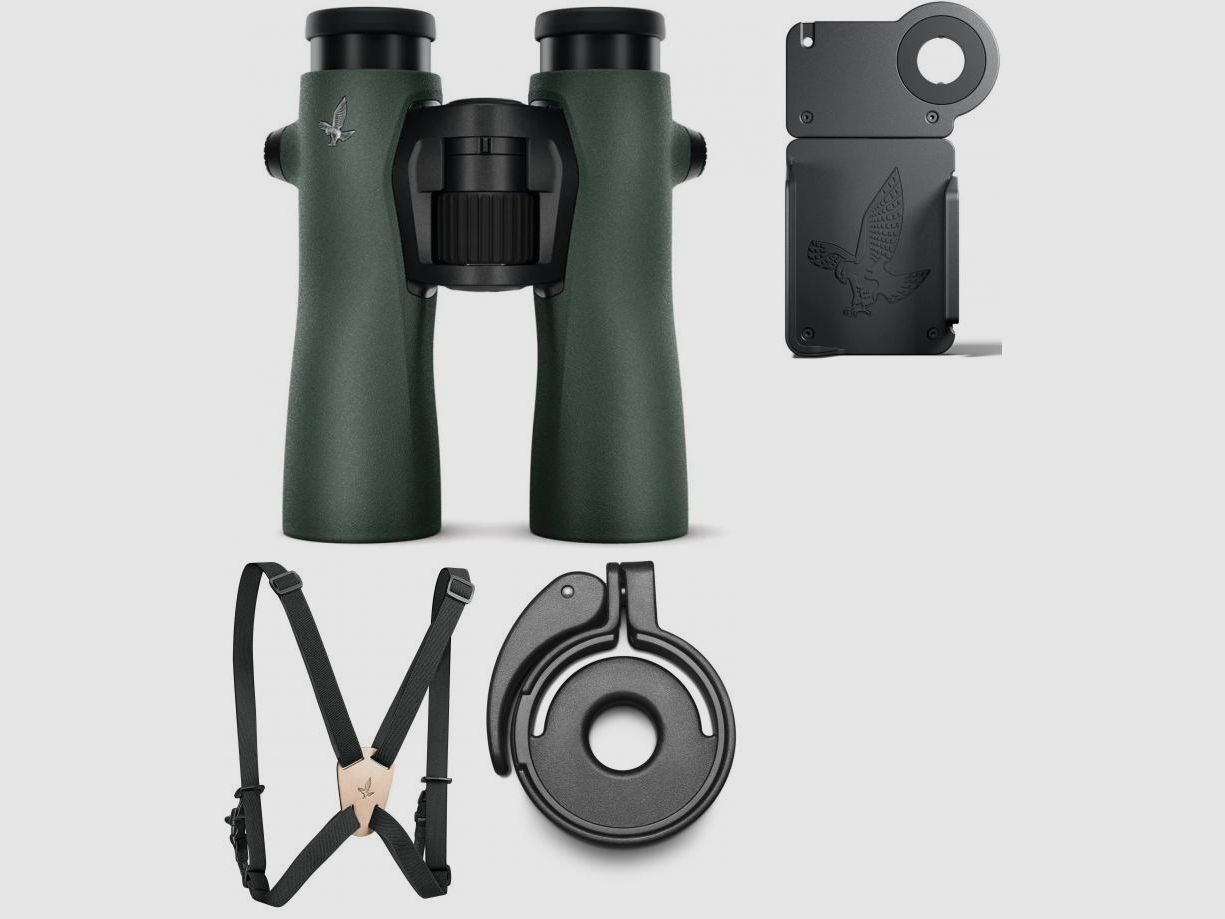 SWAROVSKI OPTIK Swarovski NL PURE 10x32 Grün Basispaket für die Vogelbeobachtung