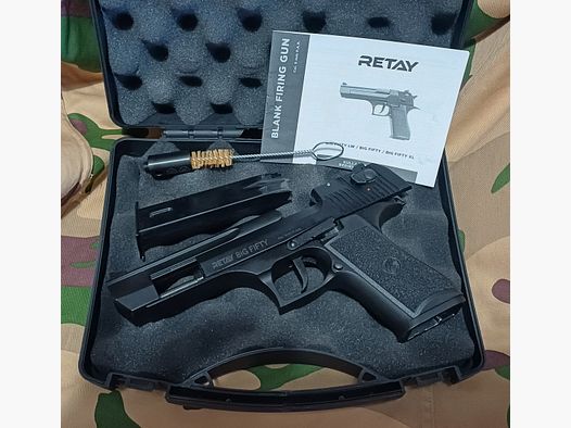 Pistolet d'alarme RETAY Big Fifty PTB 1074 noir