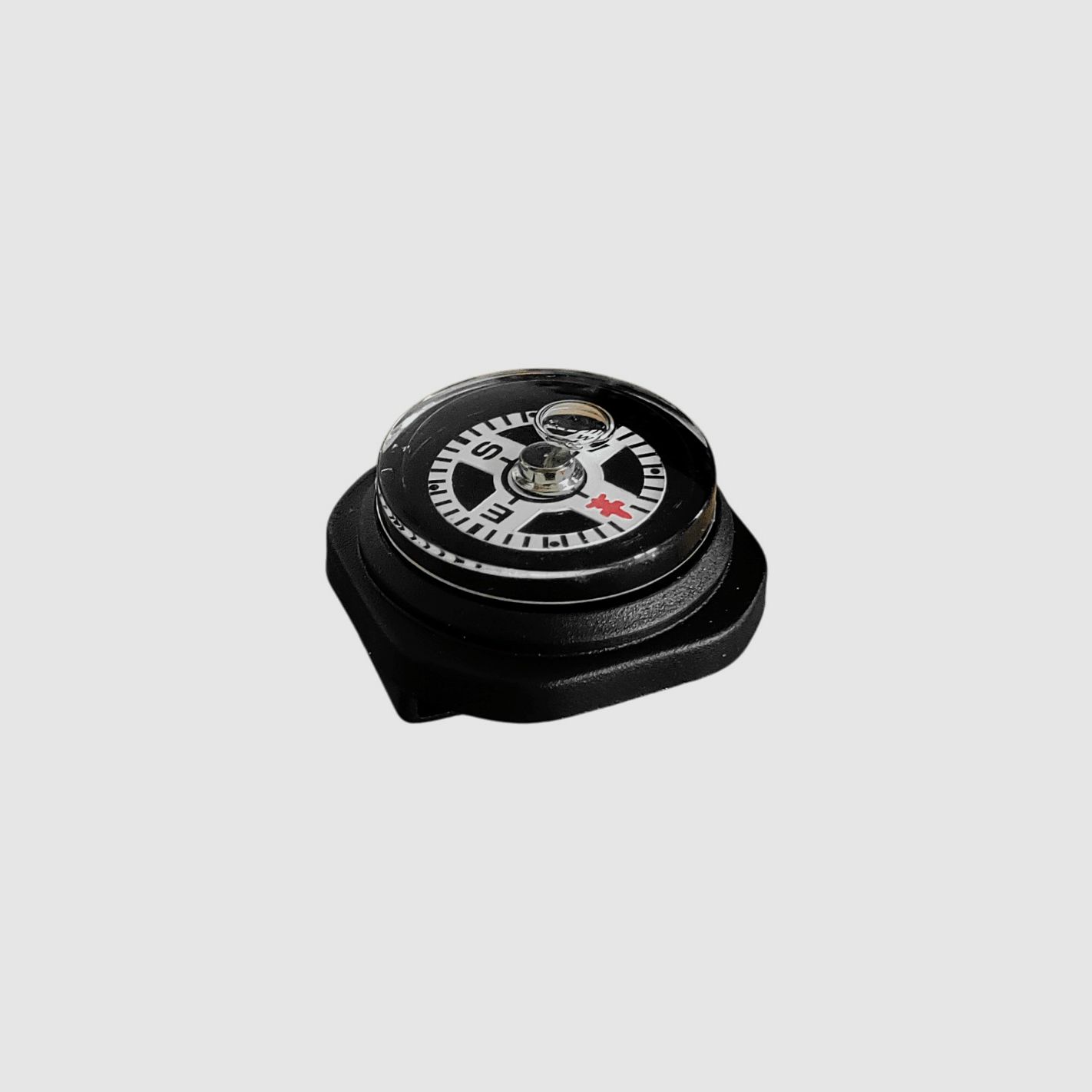 Schwarze 2,5 cm Uhr-Bussola Virginia, Bild 1 von 4