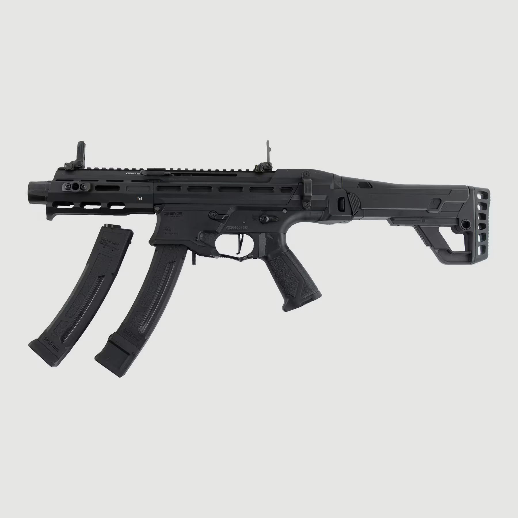 Softair - Gewehr - G&G MXC9 Enhanced AEG E.T.U. - ab 14 Jahren, unter 0,5 Joule + 2 High Cap Magazine
