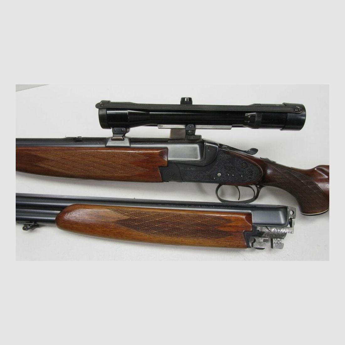 BBF side lock combination rifle Brünner BRNO SUPER, 7x65R & 12/70, ZFR S&B 12/70;7x65R