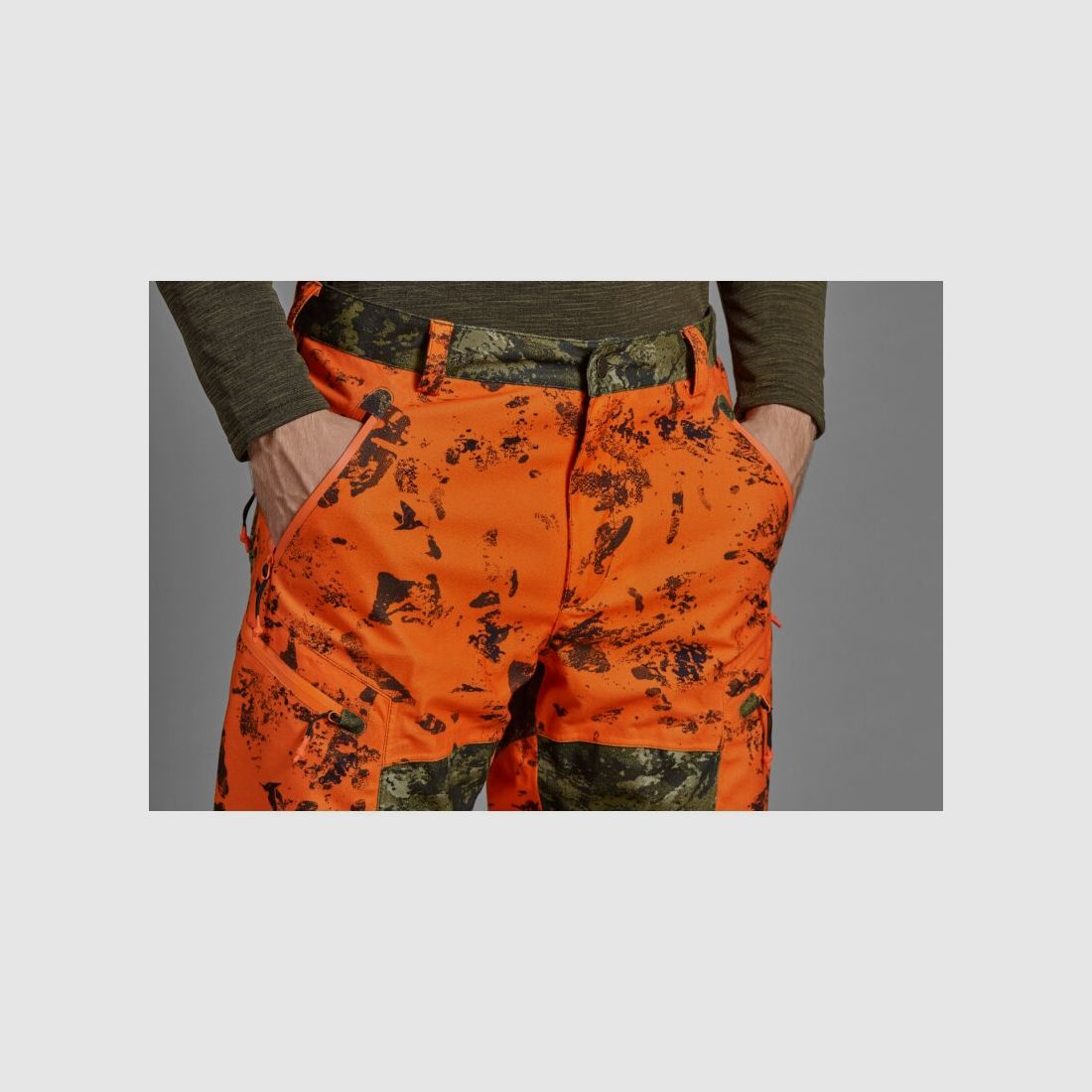 Seeland Vantage Trousers InVis green/orange blaze
