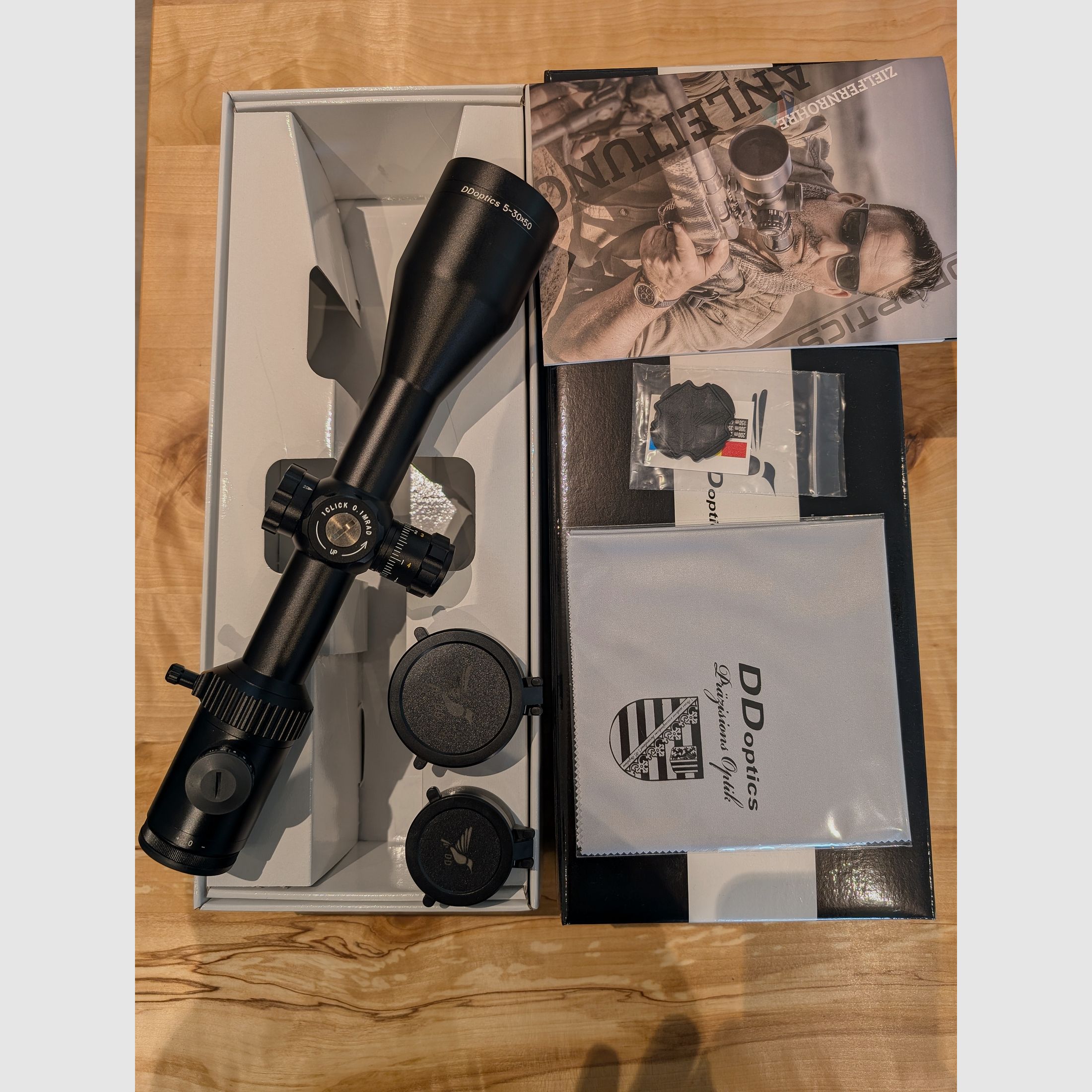 DDoptics Nighteagle 5-30x50 NFX Mildot MRAD