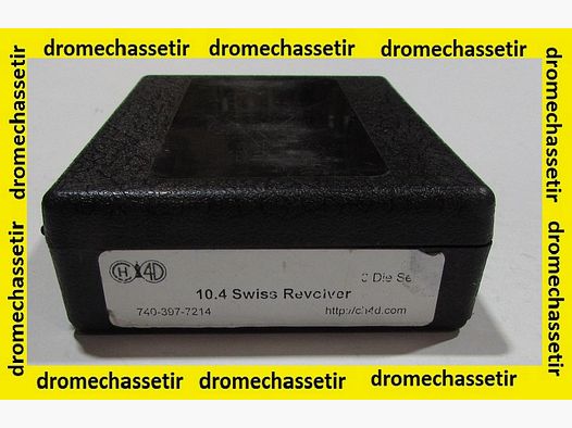 Werkzeugsatz CH4D für das Wiederladen im Kaliber 10,4 Schweizer Revolver