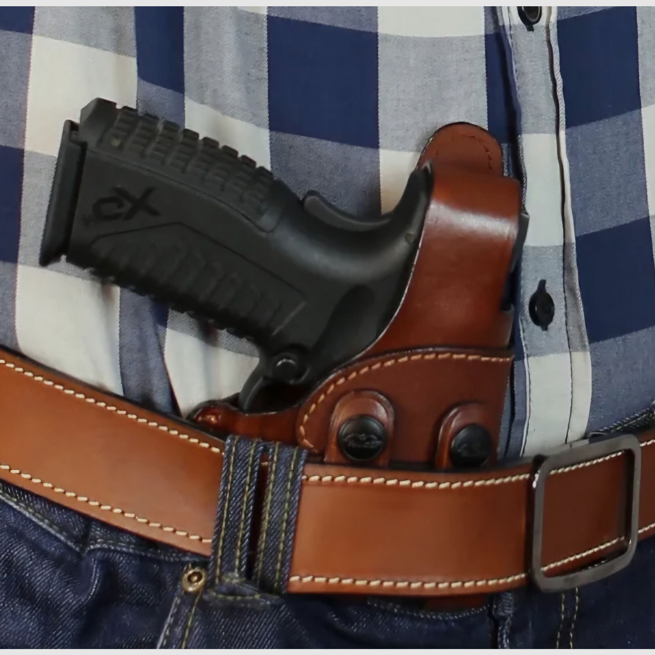 Walther PPK (Rechtshänder) - IWB Holster schwarz