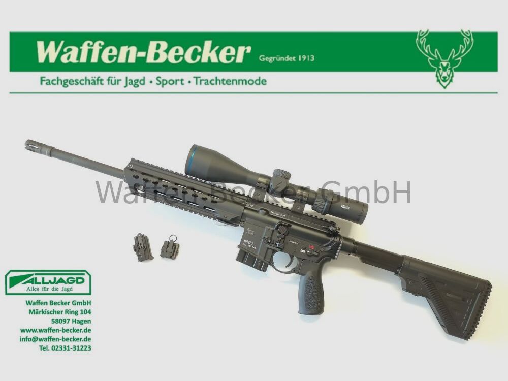 Heckler & Koch HK MR223 A3 Slim-Line H-Key 16,5" + Meopta Optica 6