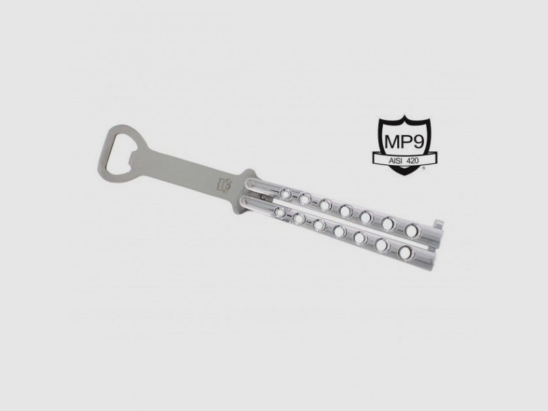 MP9 BALISONG - BUTTERFLY "CERVEZA" - FLASCHENÖFFNER